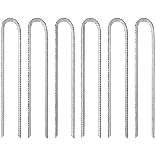 vidaXL Klinovi za šator U-oblika 6 kom 37 cm Ø 10 mm pocinčani čelik Cijene