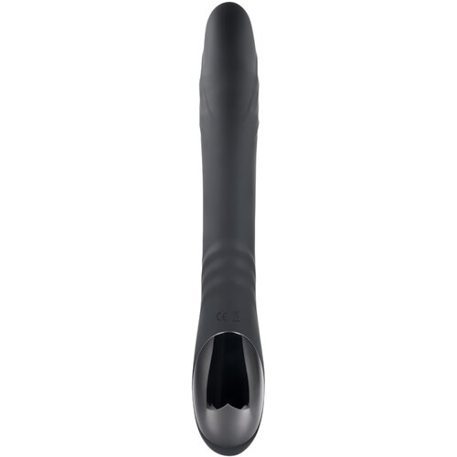 Playboy Rapid Rabbit - akumulatorski vibrator z izrastkom za klitoris (črna) Slike