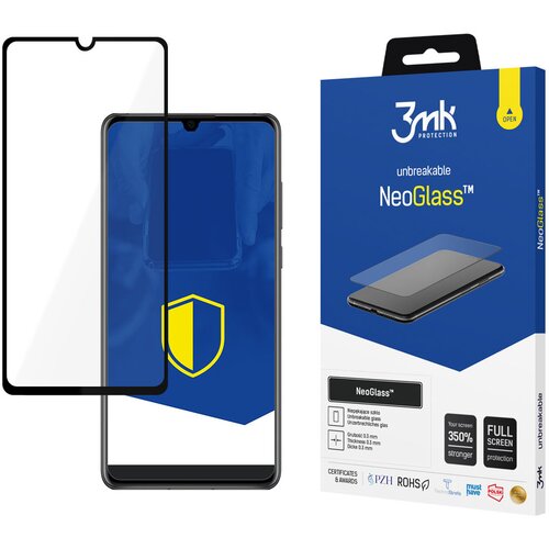 3mk OVITEK ZA TELEFON HUAWEI P30 ČRNO NEOGLASS KALJENO STEKLO, (21979485) Slike