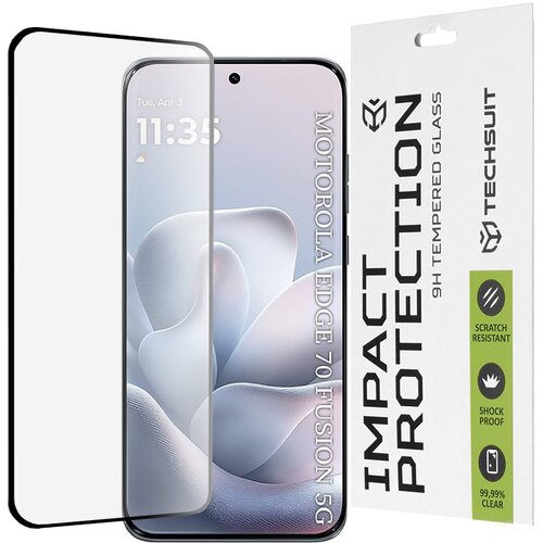 Techsuit 111D Full Cover / Full Glue Glass / 3D Curved Screen za Motorola Edge 70 Fusion / Edge 70 Pro Slike