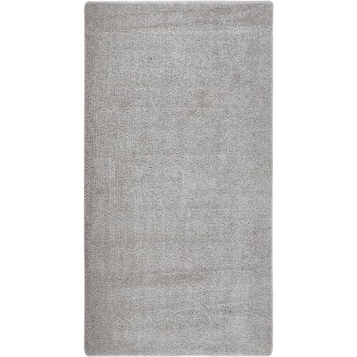 vidaXL Košata preproga svetlo siva 80x150 cm nedrseča Cene