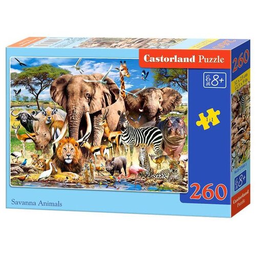Castorland puzzle Savanna Animals, 260 dijelova, 32 x 23 cm Slike