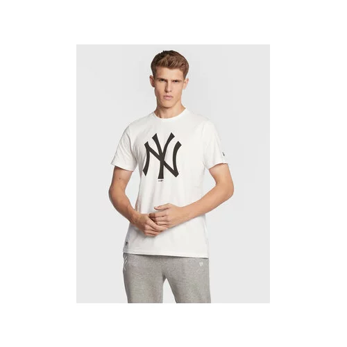 New Era Majica New York Yankees Team Logo 11863818 Bela Regular Fit