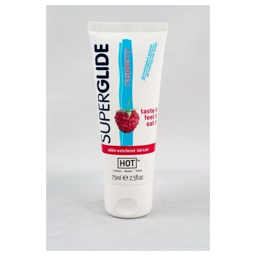 Hot Superglide Raspberry - jestivi lubrikant (75ml) Cijene