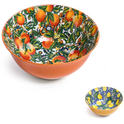 Mhome Skledica Agrumi 15,5xh7cm / več vzorcev / porcelan, (5000199856) Cene