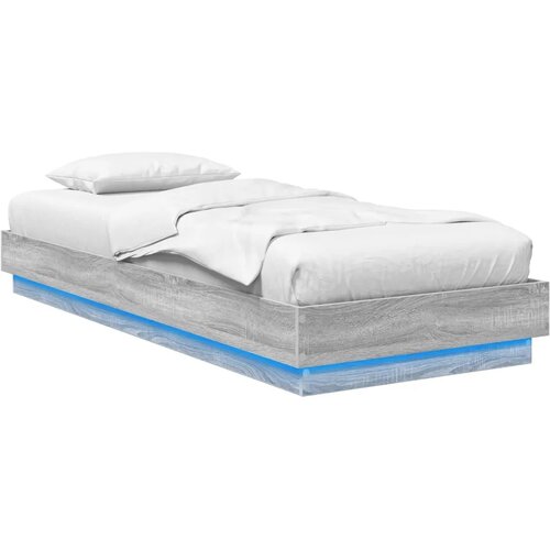  Okvir za krevet s LED svjetlom Siva Sonoma 80 x 200 cm - Siva Sonoma 80 x 200 cm Slike