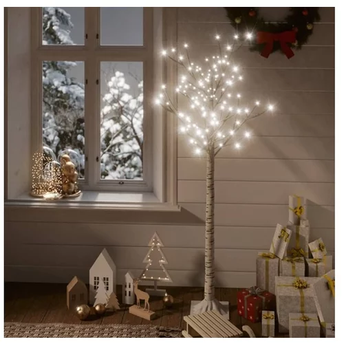  Božično drevesce s 140 LED lučkami 1,5 m hladno belo vrba
