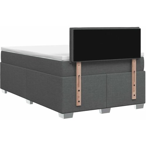 Krevet s box springom madracem i LED-om Tamnosiva 120 x 190 cm - Tamnosiva 120 x 190 cm Dizajn linija Slike