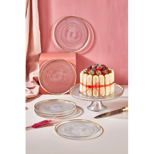 Hermia Set dezertnih tanjira, 7 komada, Providni Cene