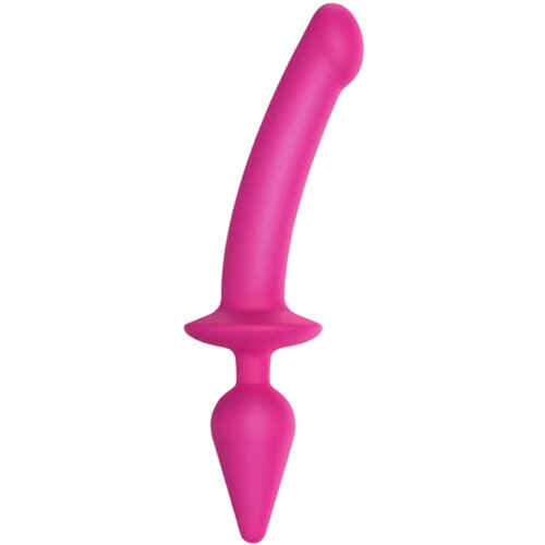Strap-On-Me / Swith Semi-Realistic XXL - 2u1 silikonski dildo (ružičasti) Cijene