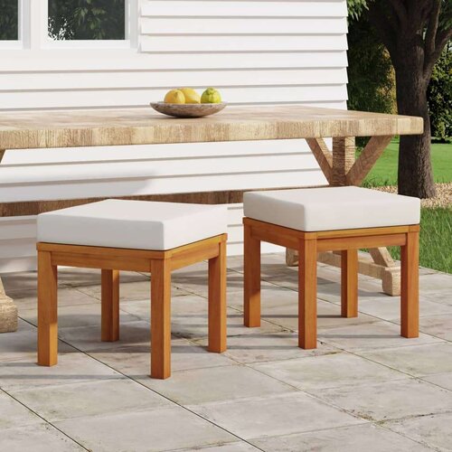  Vrtni stolci s jastucima 2 kom 40x40x42 cm od bagremovog drva Cijene