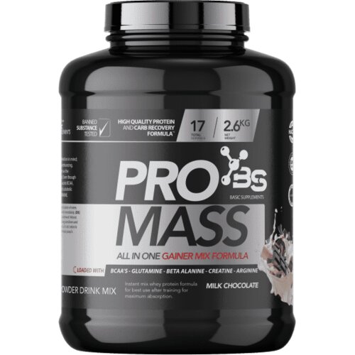 Basic Supplements Pro Mass Gejner, Ukus Čokolada, 2.6kg Cene