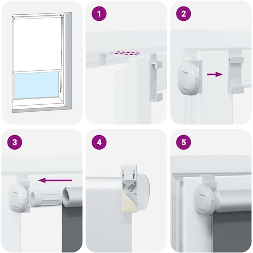 vidaXL Rolo zatemnjena črna 75x210 cm tkanina širina 70,7 cm poliester Cene