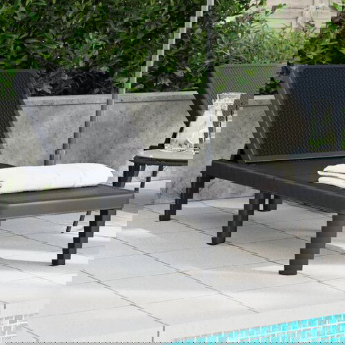 vidaXL Ležaljka za sunčanje crna 159 x 57 x 83 5 cm od polipropilena Cene