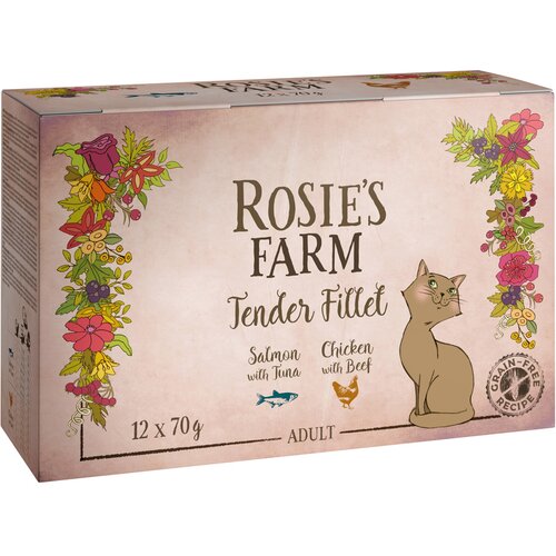 Rosie's Farm Tender Filet 12 x 70 g - Mješovito pakiranje (2 varijante) Cijene