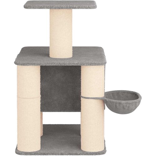  Mačje drvo s sisalnim postoljima za grebanje Svjetlosiva 96 cm Slike