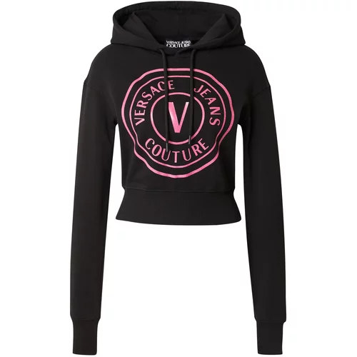 Versace Jeans Couture Sweater majica roza / crna