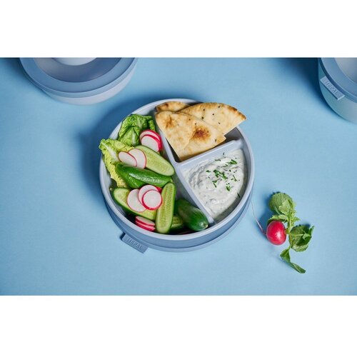 Mepal Bento Bowl Cirqula posudica za namirnice boja Nordic Blue, 250 + 250 + 500 ml 1 kom Slike