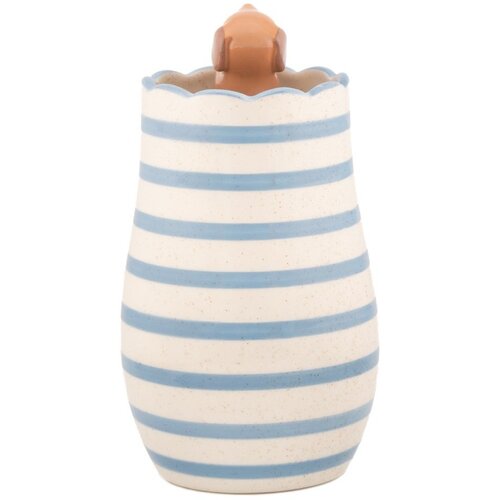 Sass &amp;amp; Belle Bela vaza iz dolomita (vi&amp;scaron;ina 18,5 cm) Peeking Sausage Dog &amp;ndash; Slike