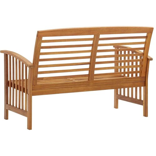 VidaXL Vrtna klupa 119 cm od masivnog bagremovog drva Slike