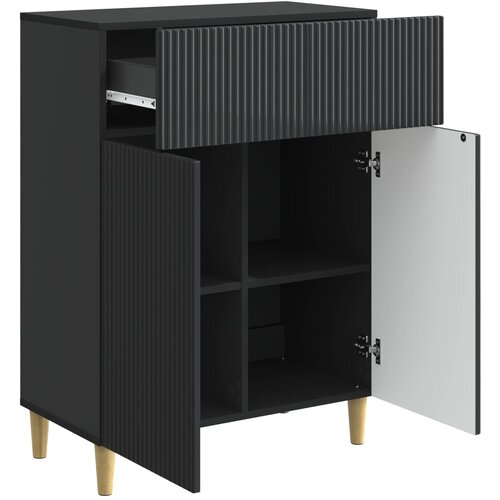  Kreveta s ladicama Crna 66 x 34,5 x 90 cm Konstruirano drvo Slike