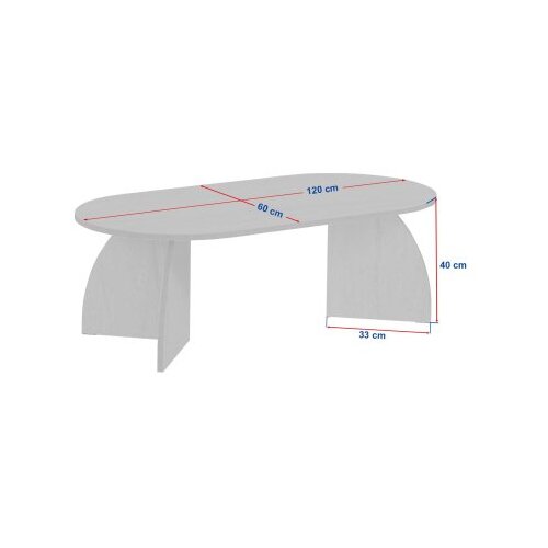 Hanah home sto za dnevnu sobu melina venezia walnut Slike