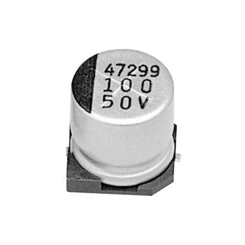 Samwha Elektrolitski kondenzator SMD 100 µF 50 V 20 % (promjer x V) 8 mm x 10 mm RC1H107M08010VR 1 kom.