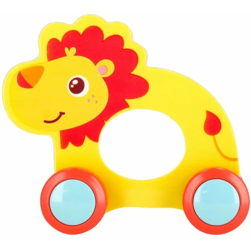 BamBam Toy on Wheels vlečna igrača 18m+ Lion 1 kos