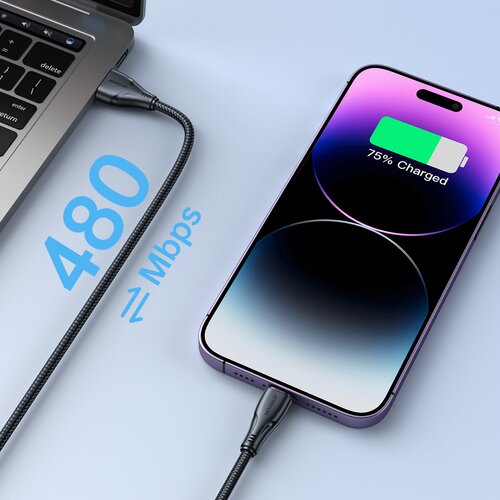 Joyroom iPhone Surpass Series USB - kabel Lightning 2.4 3m črn, (21090587) Cene