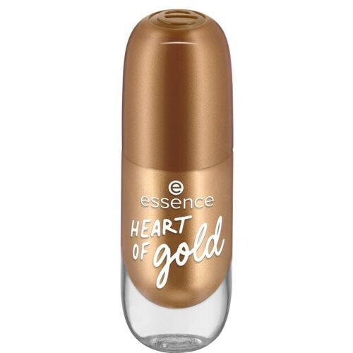 Essence Gel Nail Colour hitro su&amp;scaron;eči lak za nohte s sijočim učinkom 8 ml Odtenek 62 heart of gold Slike