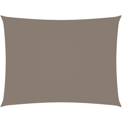 vidaXL Senčno jadro oksford blago pravokotno 6x7 m taupe Cene