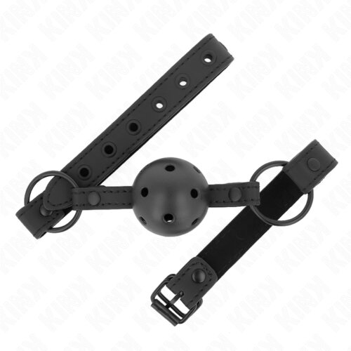 Kink Gag Neoprene Ball Black (4,5 Cm) Slike