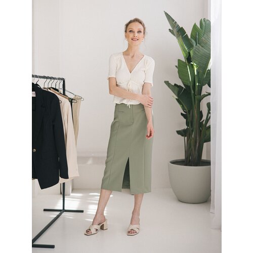 Orsay Khaki women's pencil skirt - Women's Cene