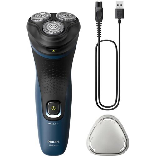 Philips S1151/00 mo&scaron;ki brivnik Rotacijski brivnik &Scaron;karje Črna, Modra Cene