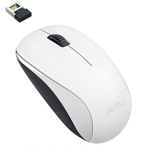 Genius MI&amp;Scaron; USB 3TIPKE LASERSKI BEŽIČNI NX-7000 GENIUS BIJELI Slike