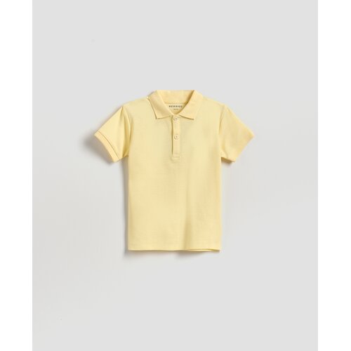 Reserved Pamučna polo majica - svjetložuto Cene