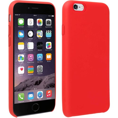 AVIZAR Poltrda silikonska zašcitna torbica z mehkim zakljuckom na dotik - rdeca str. Apple iPhone 6 in 6S, (20600245) Cene