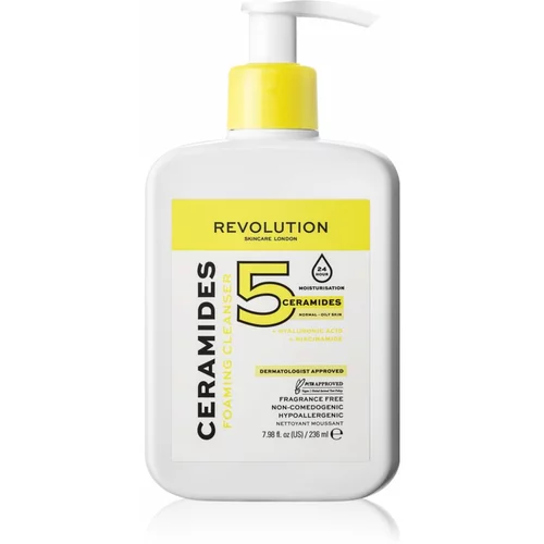 Revolution Ceramides nježna pjenasta krema za čišćenje za masno i problematično lice 236 ml