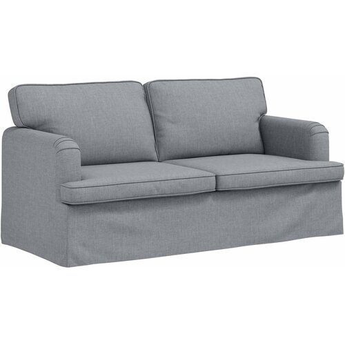  Set sofe 2 pcs Svijetlo siva 162 x 80 x 85 cm tkanina Slike