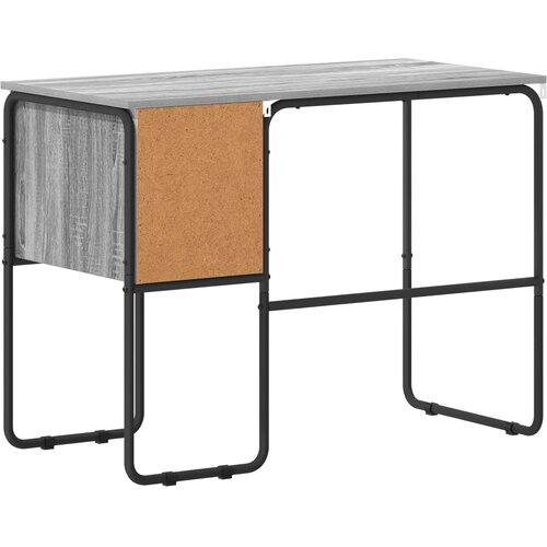  Stol s pohranom Siva Sonoma 100 x 50 x 75 cm Slike
