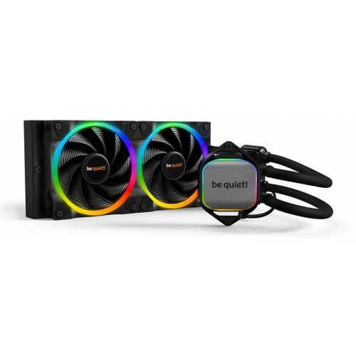 Be Quiet! PURE LOOP 2 FX, 240mm [with LGA-1700 Mounting Kit], Doubly decoupled pump, Very quiet Pure Wings 2 PWM fans 120mm, Unmistakable design with ARGB LED and aluminum-style, Intel and AMD Slike