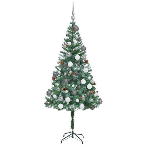 VidaXL Umjetno božićno drvce Zelena 180 cm PVC Slike