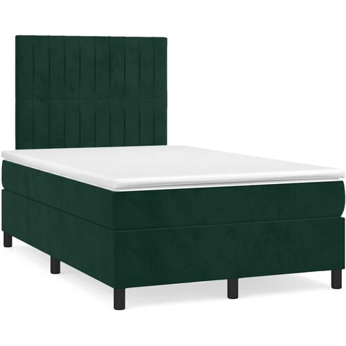  box spring s madracem tamnozeleni 120x190 cm bar&scaron;unasti Cijene