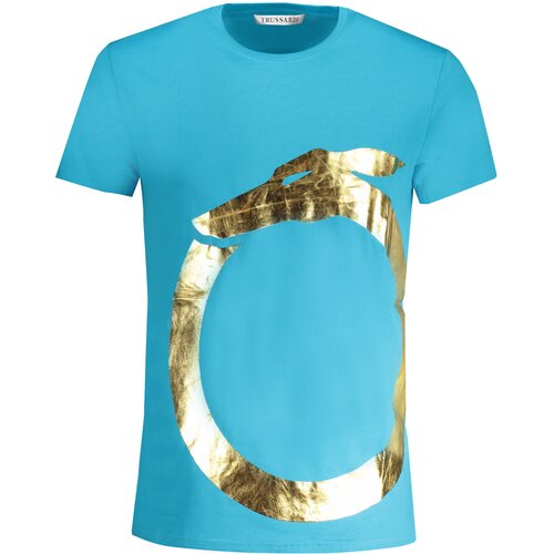Trussardi MEN&#39;S SHORT SLEEVE T-SHIRT BLUE Cene