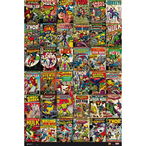 Marvel PLAKAT PORTADAS CLASICAS COMICS, (20837684) Cene