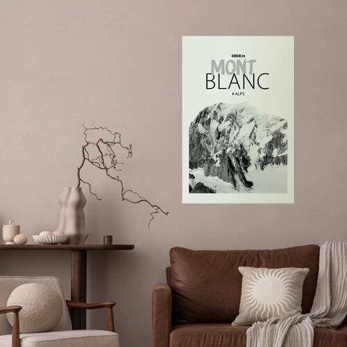  Plakat Mont Blanc 60x90 Bez okvira s margom Cene