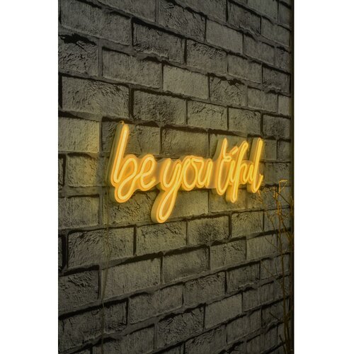 Wallity Dekorativna plastična LED rasveta Be you tiful Yellow Cene