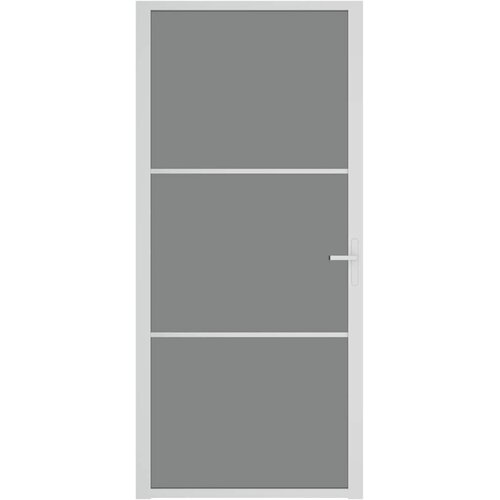  Unutarnja vrata 93 x 201,5 cm Bijela od ESG stakla i aluminija Slike