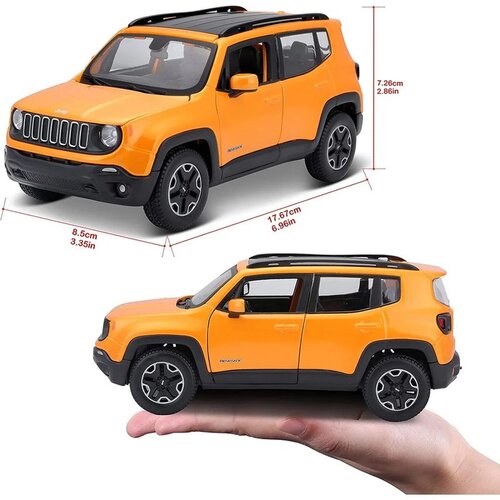 Maisto Auto 1:24 Jeep Renegade Oranž Cene