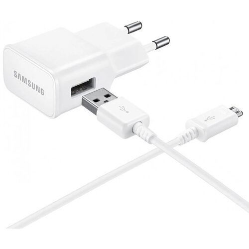 Samsung 8W USB-A STENSKI POLNILEC Z MICROUSB KABLOM ZA GALAXY S21 S20, (5000337878) Slike